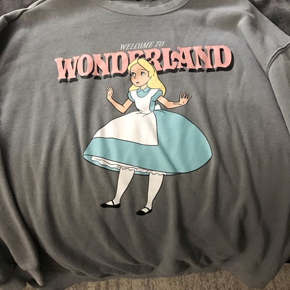 h&m alice in wonderland sweatshirt